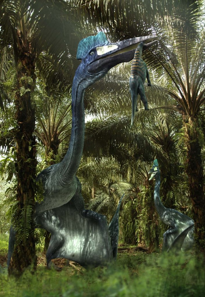 Quetzalcoatlus săn khủng long Alamosaurus